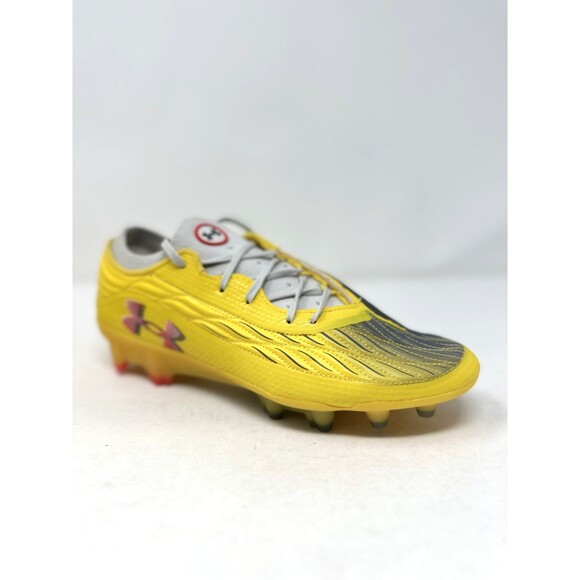 Under Armour Magnetico Elite 4 Yellow Taxi Cleats 3027704-700 Women’s 7.5 NEW - Picture 7 of 9
